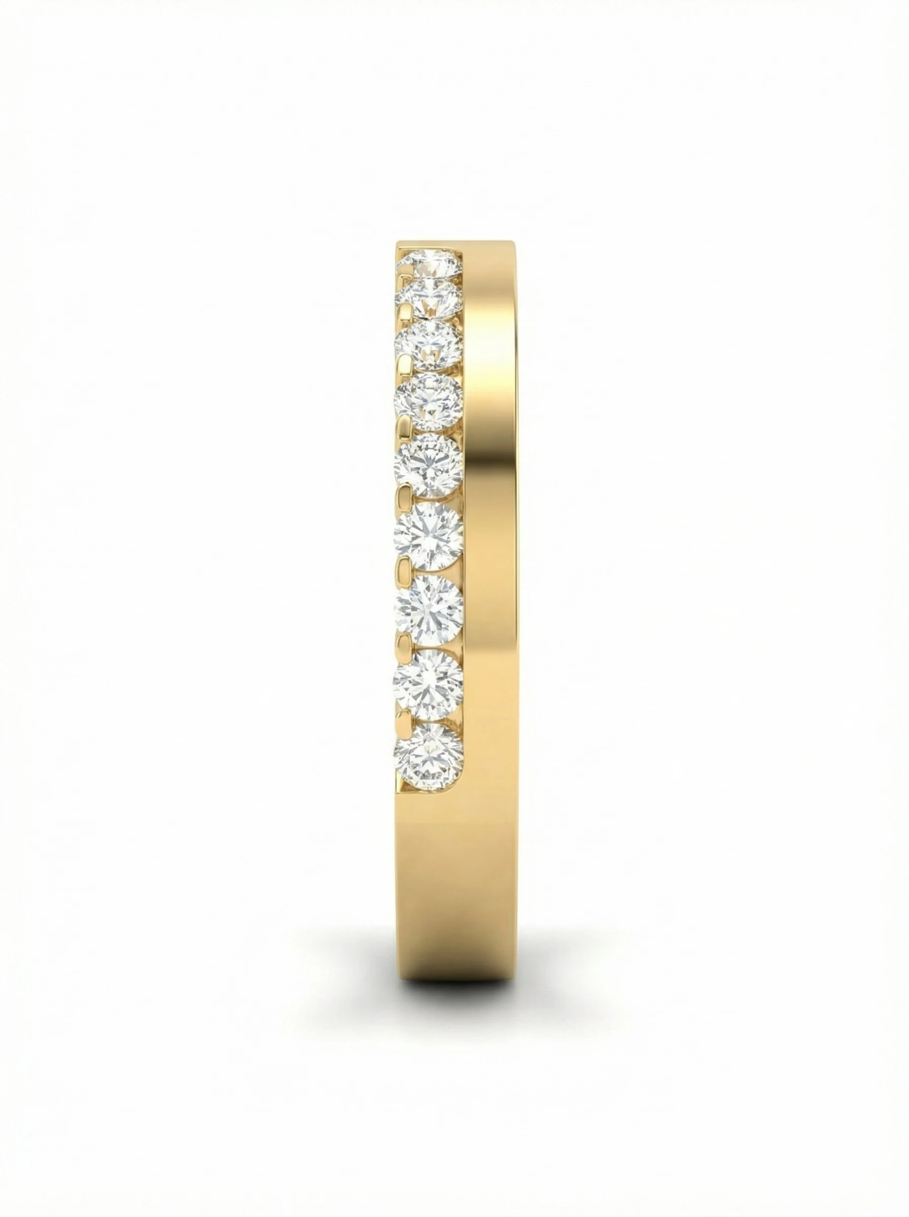Media Alianza “NIHAL” Oro amarillo y Brillantes, Diamantes Naturales1 Media Alianza “NIHAL” Oro amarillo y Brillantes, Diamantes Naturales1