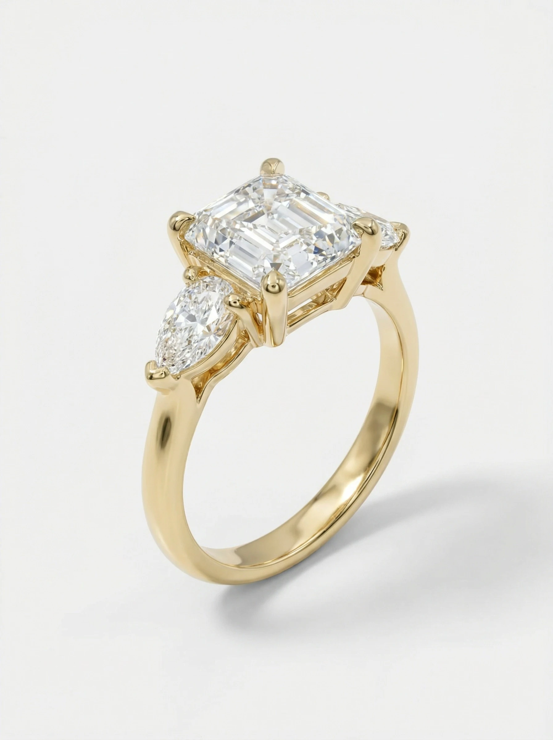 Solitario de Compromiso Maia, Diamante Asscher. Diamantes Creados2 Solitario de Compromiso Maia, Diamante Asscher. Diamantes Creados2